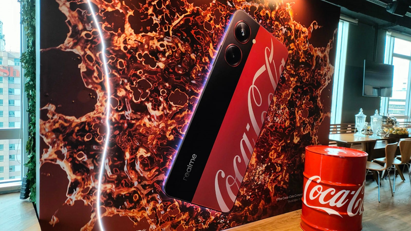 Realme apresentou smartphones Coca-Cola Edition e 10 Pro+ no Brasil