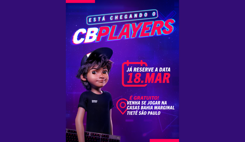 Casas Bahia Marginal Tietê realiza nova edição do 'CBPlayers'