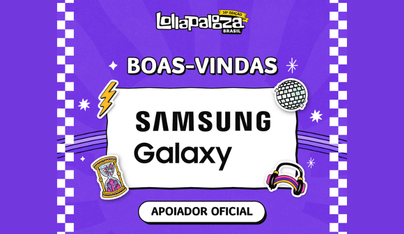 Samsung realizou patrocínio do Lollapalooza Brasil 2023