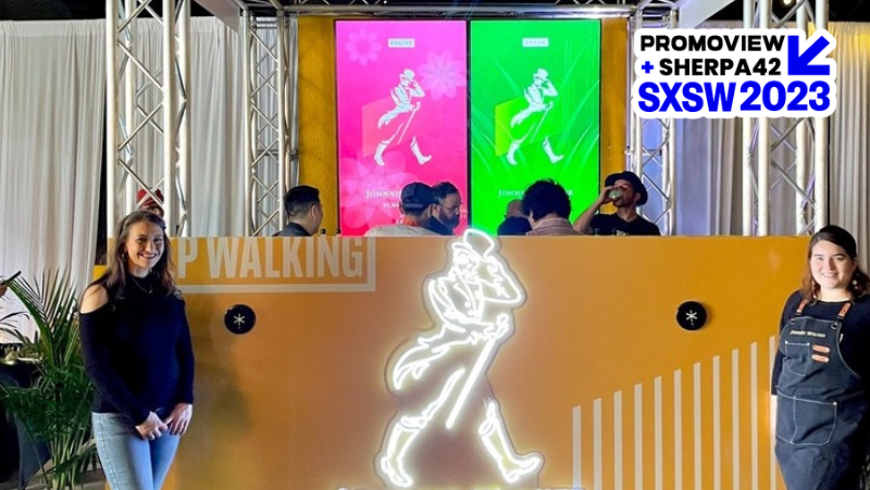 Johnnie Walker teve bar com drinques gratuitos no lounge do SXSW