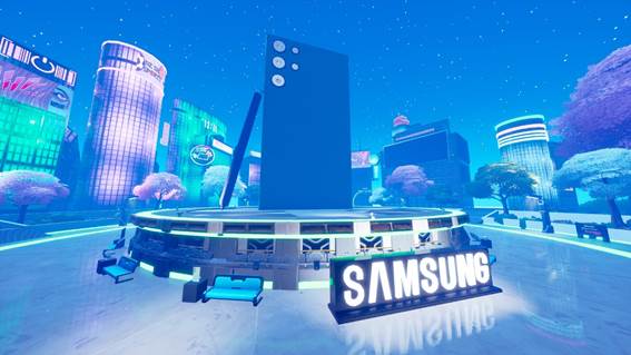 Samsung lança nova S23 Island no jogo Fortnite