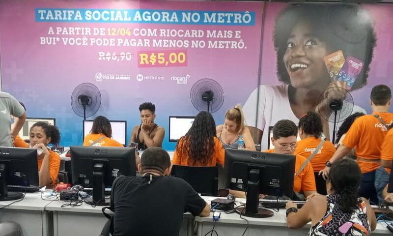 Fluxxo promove ação para cadastramento da Tarifa Social do Metrô para Riocard Mais