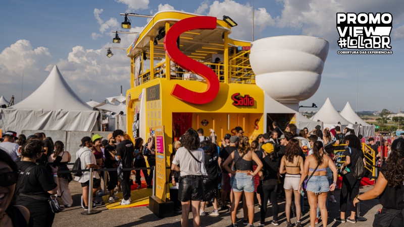 Sadia levou espaço com experiências e lançamentos recentes ao Lollapalooza Brasil 2023