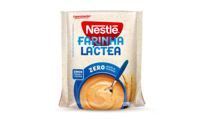 Nestlé estreia primeira farinha láctea zero açúcar