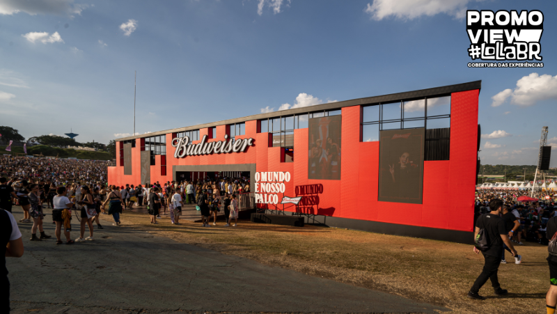 Budweiser teve encontro de gerações de artistas da música no Lolla BR