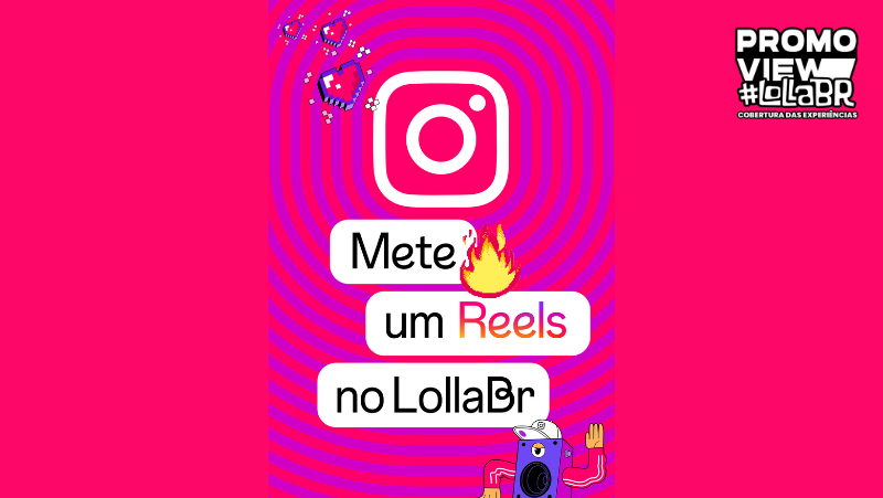 Instagram fez ações com creators e público no Lollapalooza Brasil