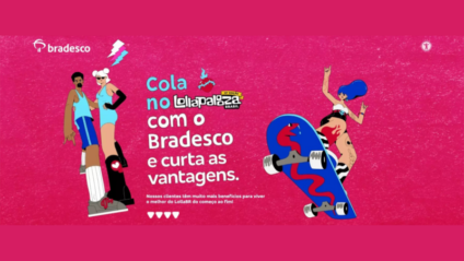 Bradesco é marca mais citada junto ao Lollapalooza 2023