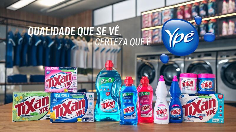 Ypê lança campanha da linha Tixan destacando performance da nova fórmula