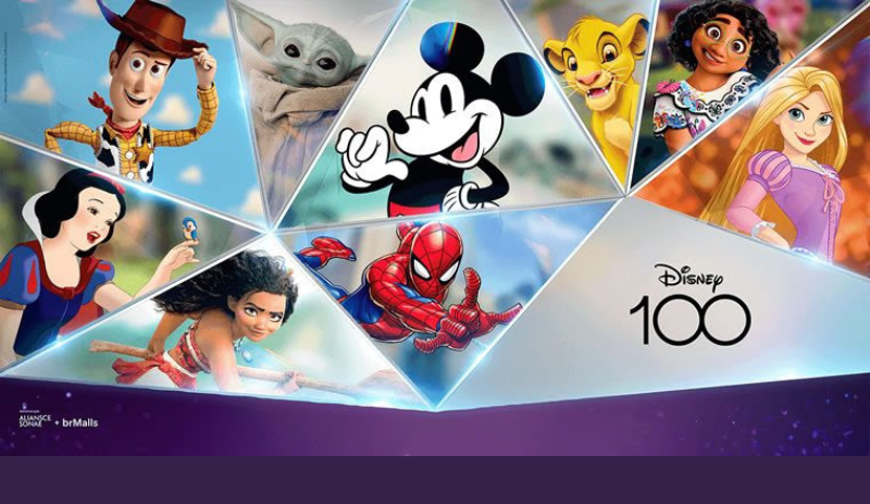 Disney 100 chega ao Shopping Metrópole