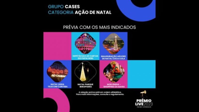 Prêmio Live divulga 5ª prévia com a categoria Ação de Natal