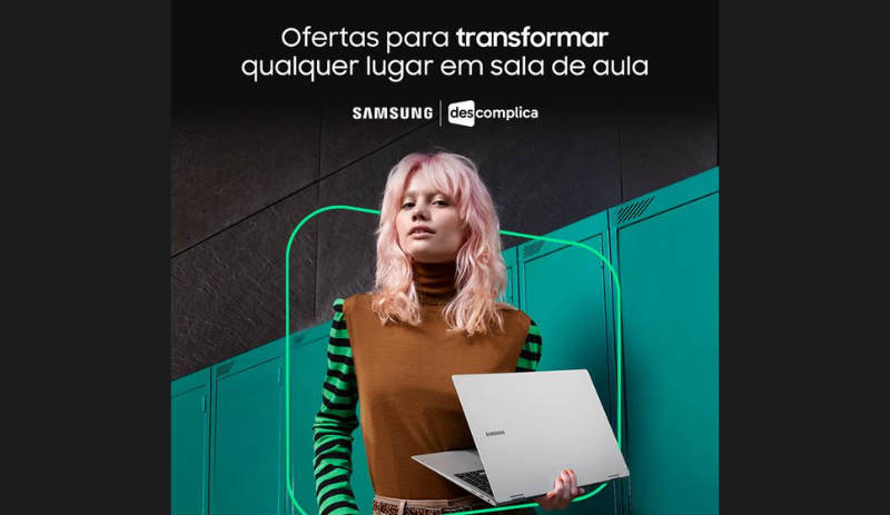 Samsung e Descomplica lançam parceria para transformar qualquer lugar em sala de aula