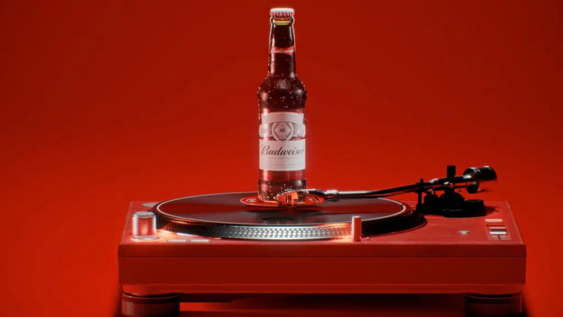 Budweiser transforma porta-copos em vinis