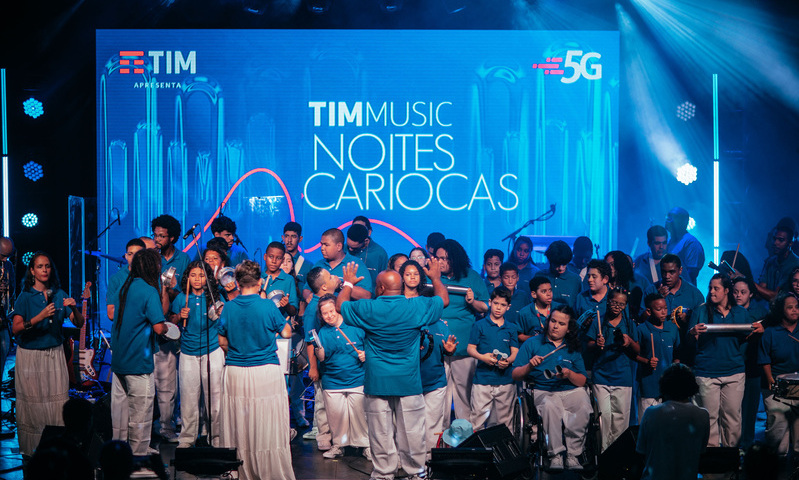 Instituto TIM encanta público com sua Bateria na abertura do TIM Music Noites Cariocas