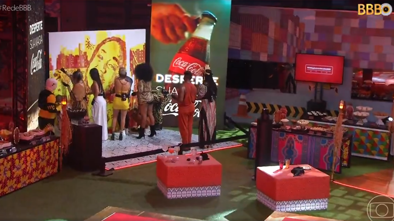 Realeza Africana é o tema da festa da Coca-Cola no BBB 23