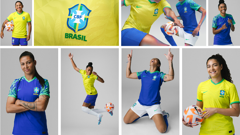 Nike e CBF lançam novas camisas para Seleção Brasileira feminina