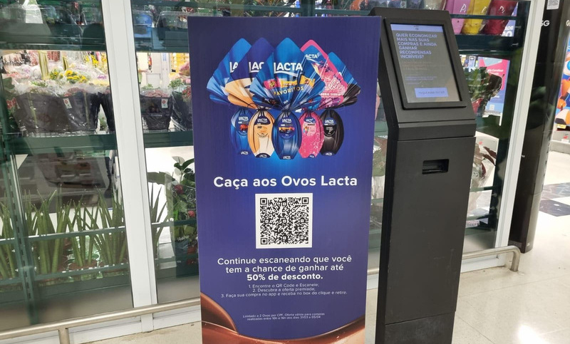 Lacta oferece caça a descontos para ovos de Páscoa nas unidades do Carrefour