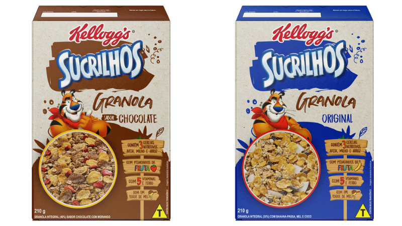 Kellogg aposta em nova linha Sucrilhos Granola