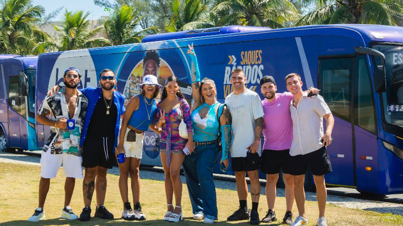 Itabus deu carona para celebridades em ônibus customizado até o Tardezinha