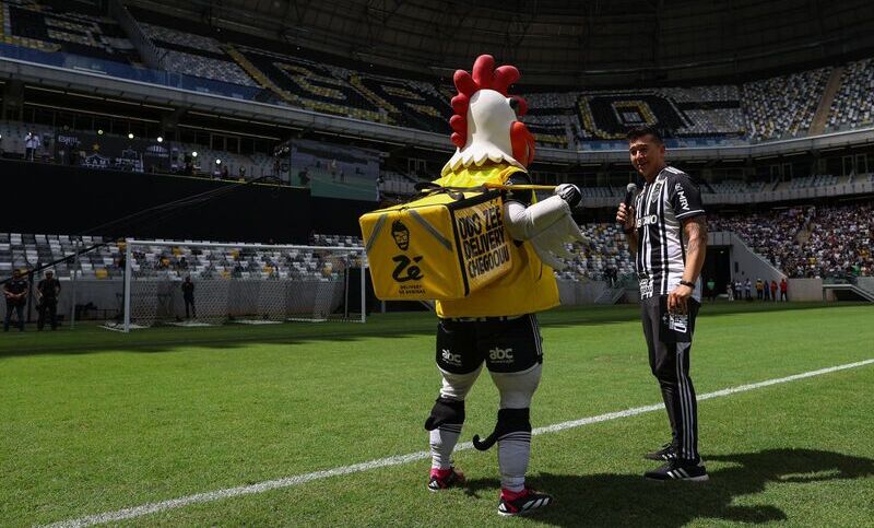 Zé Delivery fez entrega especial na inauguração da Arena MRV