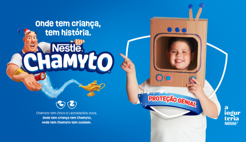 Nestlé reposiciona Chamyto e lança campanha focada nos benefícios