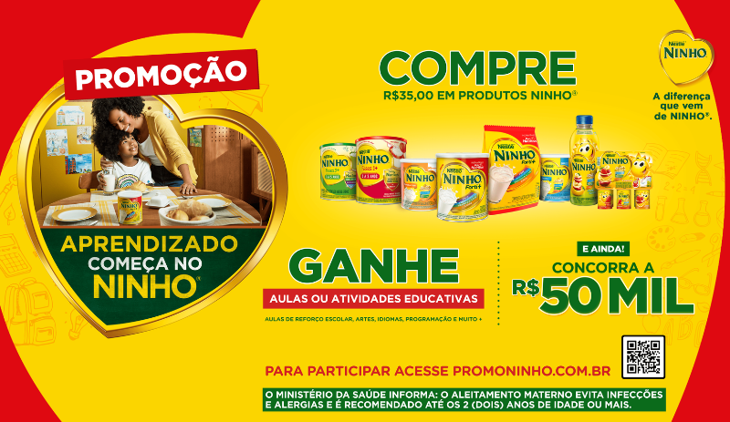 Ninho lança promoção especial de Dia das Mães para nutrir o aprendizado das crianças