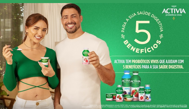 Activia destaca os 5 benefícios dos seus probióticos vivos para a saúde digestiva