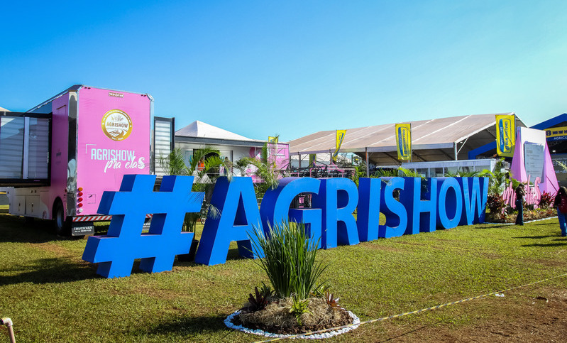 Agrishow 2023 teve GL events Live como montadora oficial