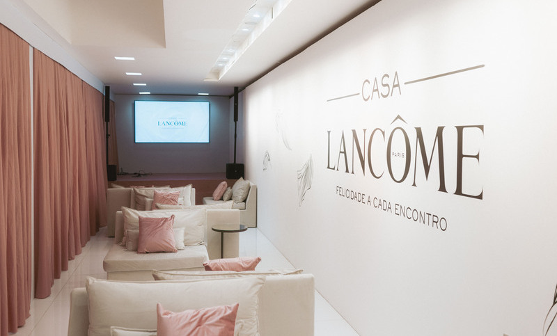 Casa Lancôme oferece momentos de beleza e autocuidado e espaço de experiências