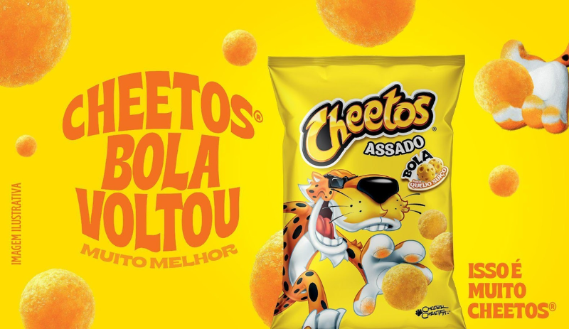 Cheetos Bola volta com campanha inspirada em comentários dos consumidores