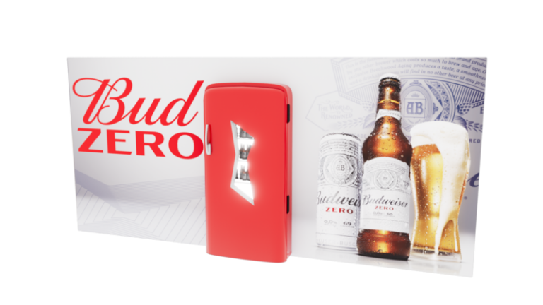 Bud Zero fez ação especial com cabine secreta no Coolritiba