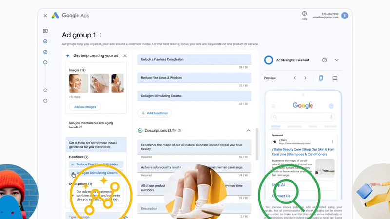 Google integra IA generativa ao Ads