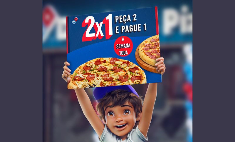 Domino’s e CB da Casas Bahia anunciam oferta especial