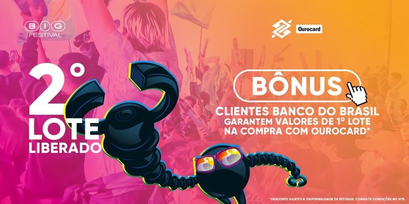 BIG Festival 2023 terá patrocínio do Banco do Brasil