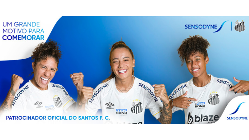 Sensodyne é patrocinadora do time feminino do Santos