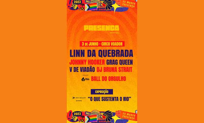 Presença Festival abre as comemorações do Mês do Orgulho LGBTQIAPN+