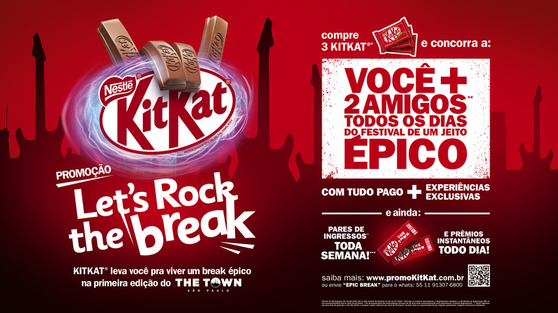 KitKat levará consumidores para a primeira edição do The Town