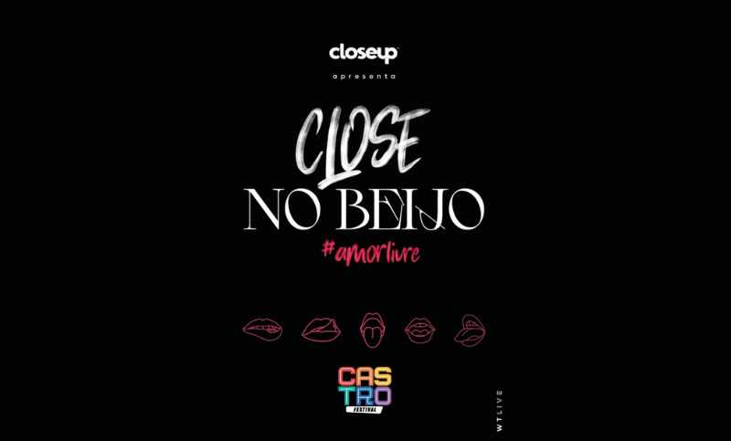 Closeup transformou beijos em doações no Castro Festival