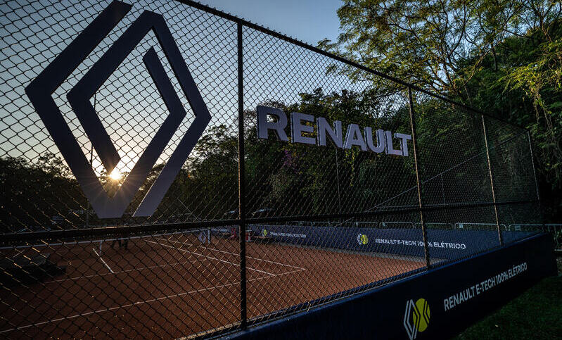 Hype assinou evento de inauguração de quadras de tênis patrocinadas pela Renault