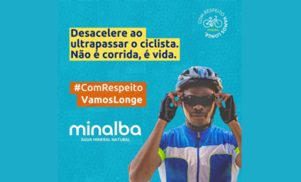 Minalba anuncia ação para conscientizar motoristas sobre ciclistas