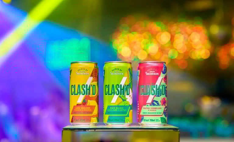 Grupo HEINEKEN lançou refrigerante Clash’d com experiência imersiva no centro de SP