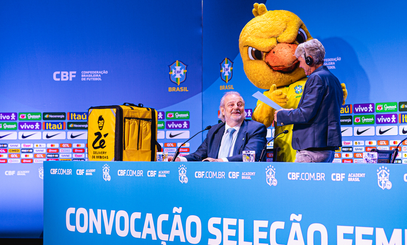 Zé Delivery entregou lista de convocadas para a Copa do Mundo Feminina