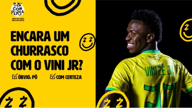 Zé Delivery levará consumidores para se divertirem ao lado de Vini Jr.