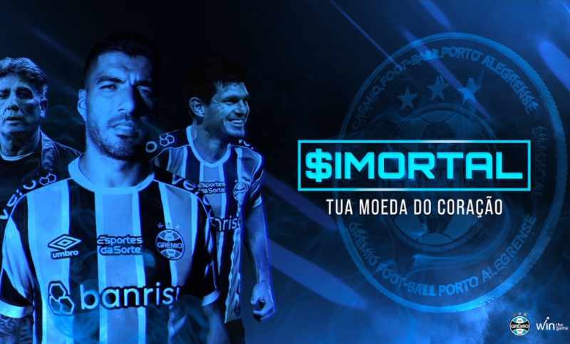 Grêmio anuncia a pré-venda da moeda $IMORTAL