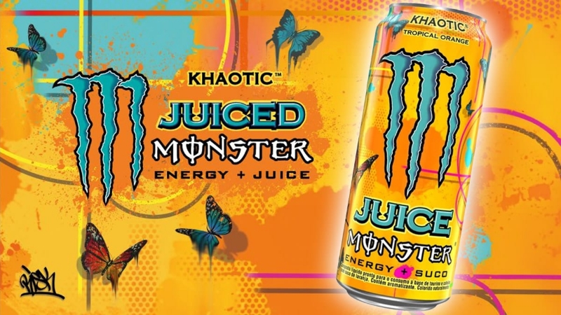 Monster Energy Drink apresenta Khaotic Tropical Orange