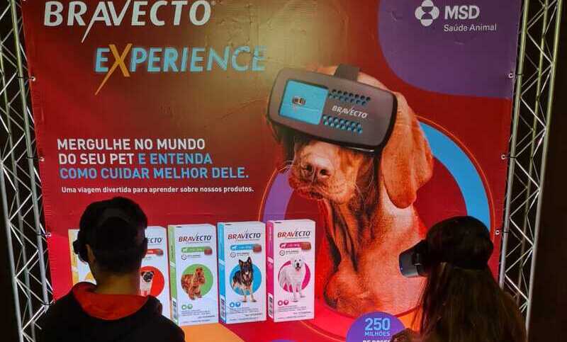 Bravecto oferece experiência em realidade virtual e aumentada para tutores e veterinários