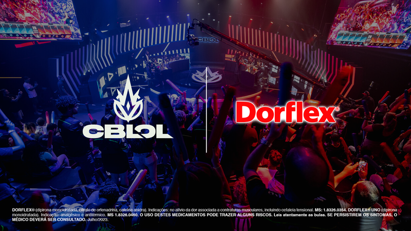 Dorflex é a nova Parceira Oficial do 2º split do CBLOL 2023