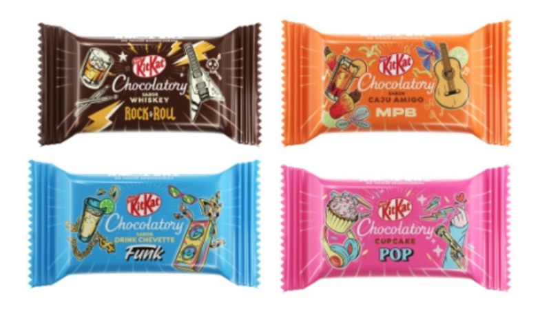 KitKat Chocolatory lança sabores inspirados nos estilos musicais do The Town