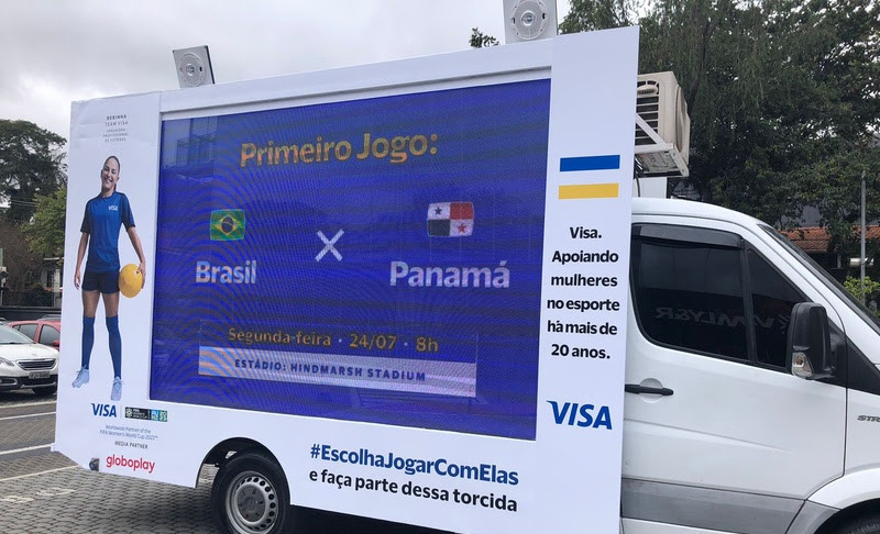 Visa promove movimento #EscolhaJogarComElas com ativações