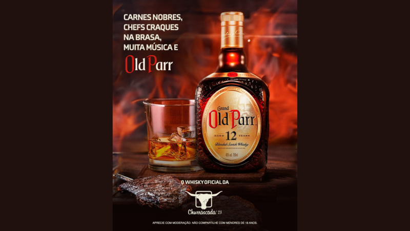 Old Parr teve bar temático com drinques harmonizados na Churrascada 2023