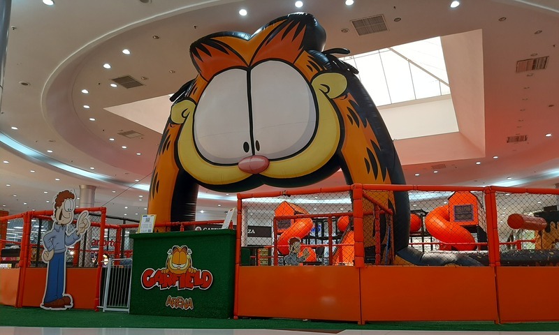 'Parque do Garfield' fica até segunda em Praia Grande